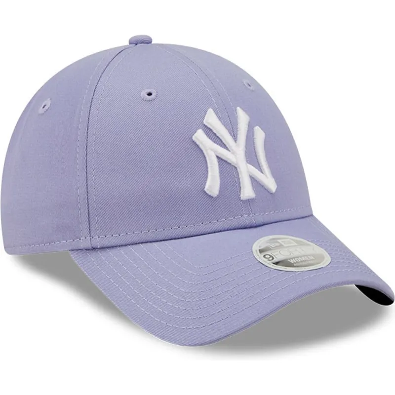 cap-izliekta-violet-adjustable-strap-9forty-league-essential-no-new-york-yankees-mlb-no-new-era