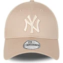 cap-izliekta-beige-adjustable-strap-9forty-league-essential-no-new-york-yankees-mlb-no-new-era