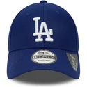verstellbare-blaue-curved-cap-9forty-diamond-era-essential-der-los-angeles-dodgers-mlb-von-new-era