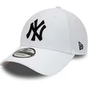 verstellbare-weisse-9forty-diamond-era-essential-kappe-mit-gebogenem-schirm-der-new-york-yankees-mlb-von-new-era
