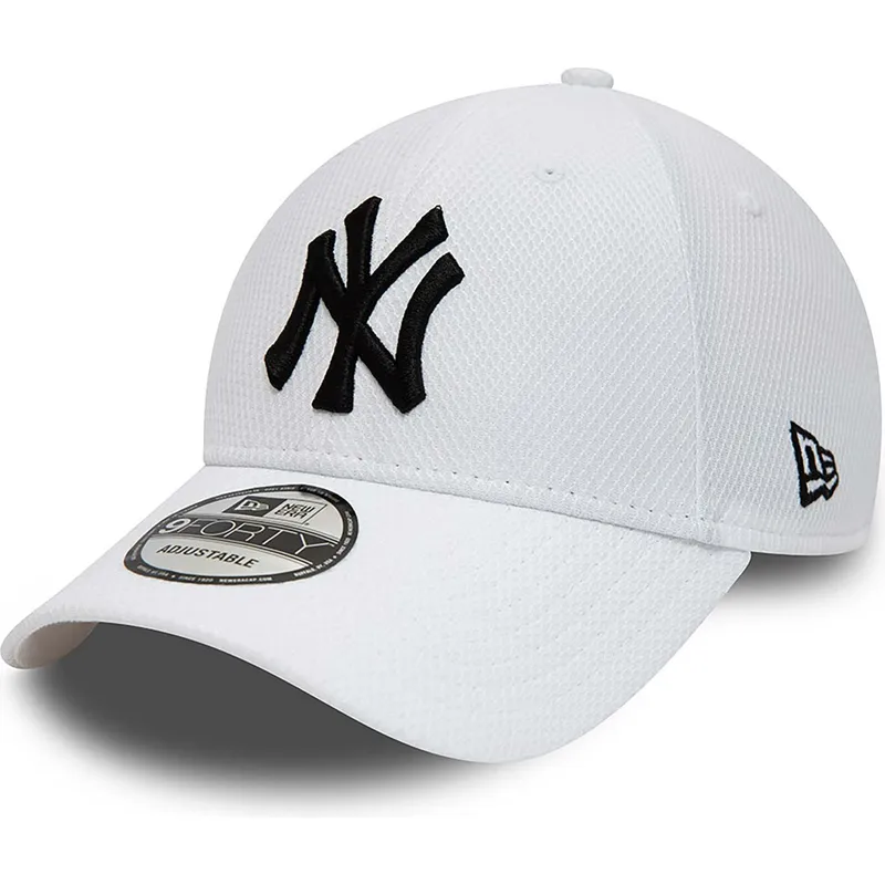 cepur-izliekta-balts-regulejams-9forty-diamond-era-essential-no-new-york-yankees-mlb-no-new-era