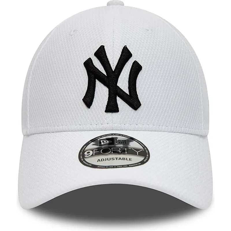 cepur-izliekta-balts-regulejams-9forty-diamond-era-essential-no-new-york-yankees-mlb-no-new-era