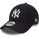 gorra-curva-azul-marino-ajustable-9forty-diamond-era-essential-de-new-york-yankees-mlb-de-new-era