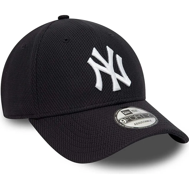 cap-izliekta-navy-blue-adjustable-strap-9forty-diamond-era-essential-no-new-york-yankees-mlb-no-new-era