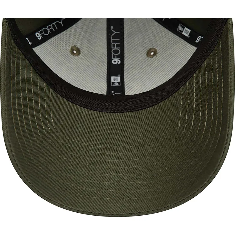 zielona-regulowana-czapka-z-daszkiem-dla-kobiet-9forty-league-essential-new-york-yankees-mlb-new-era