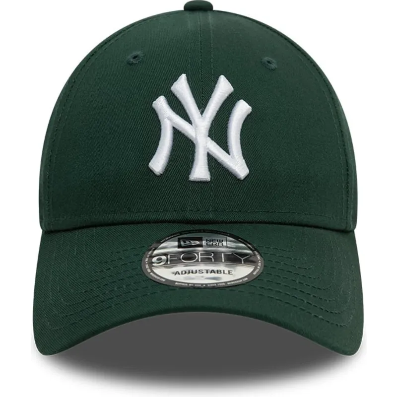cap-izliekta-green-adjustable-strap-9forty-league-essential-no-new-york-yankees-mlb-no-new-era