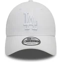 cap-izliekta-white-adjustable-strap-9forty-league-essential-no-los-angeles-dodgers-mlb-no-new-era