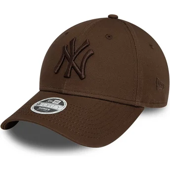 Cap izliekta brown adjustable strap 9FORTY League Essential no New York Yankees MLB no New Era