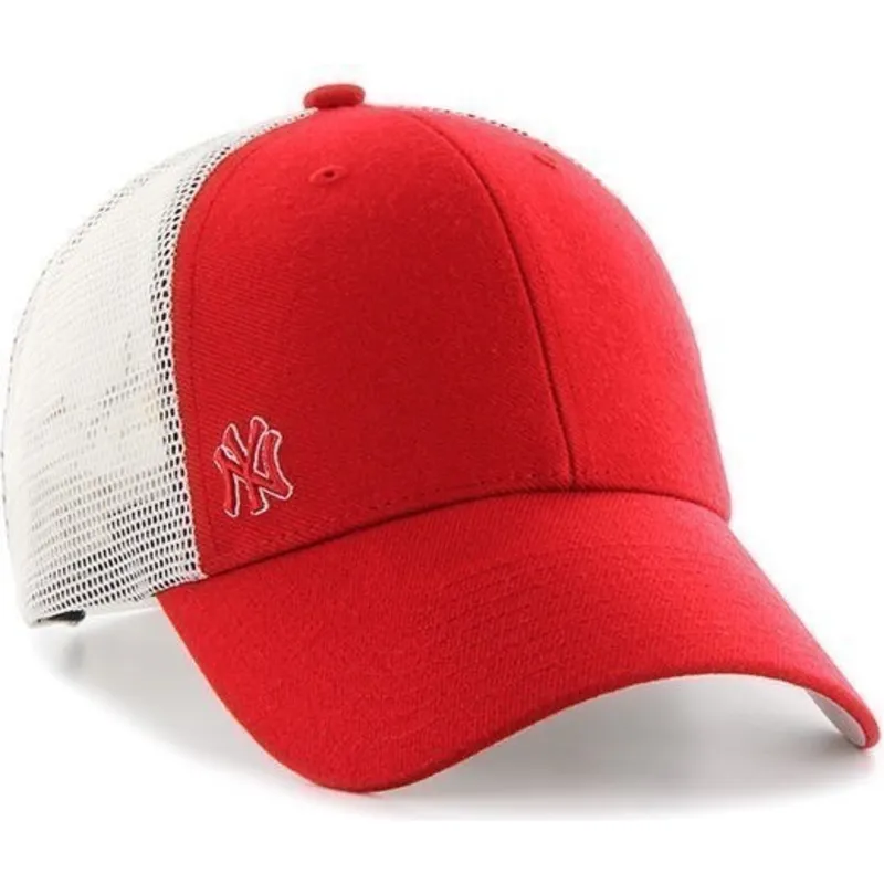 cepur-izliekta-truckeris-sarkans-snapback-no-new-york-yankees-mlb-no-47-brand