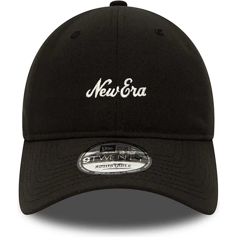 cepur-izliekta-melns-regulejams-9twenty-repreve-heritage-script-no-new-era