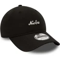 cepur-izliekta-melns-regulejams-9twenty-repreve-heritage-script-no-new-era