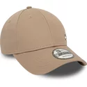 new-era-curved-brim-9forty-flawless-new-york-yankees-mlb-light-brown-adjustable-cap