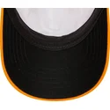 new-era-9forty-script-animal-verstellbare-kinderkappe-in-orange-mit-gebogenem-schirm
