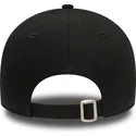 schwarze-verstellbare-kappe-mit-gebogenem-schirm-und-blauem-logo-9forty-league-essential-der-new-york-yankees-mlb-von-new-era