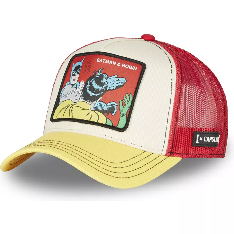 capslab-batman-robin-mem3-dc-comics-multicolor-trucker-hat