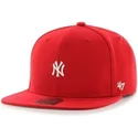 cepur-plakana-sarkans-snapback-no-new-york-yankees-mlb-no-47-brand
