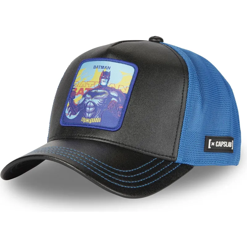 capslab-dc-comics-batman-bab-schwarze-und-blaue-trucker-kappe