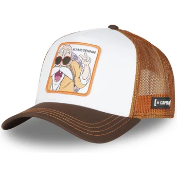 Trucker-Cap weiß und braun Master Roshi KAM CT Dragon Ball von Capslab