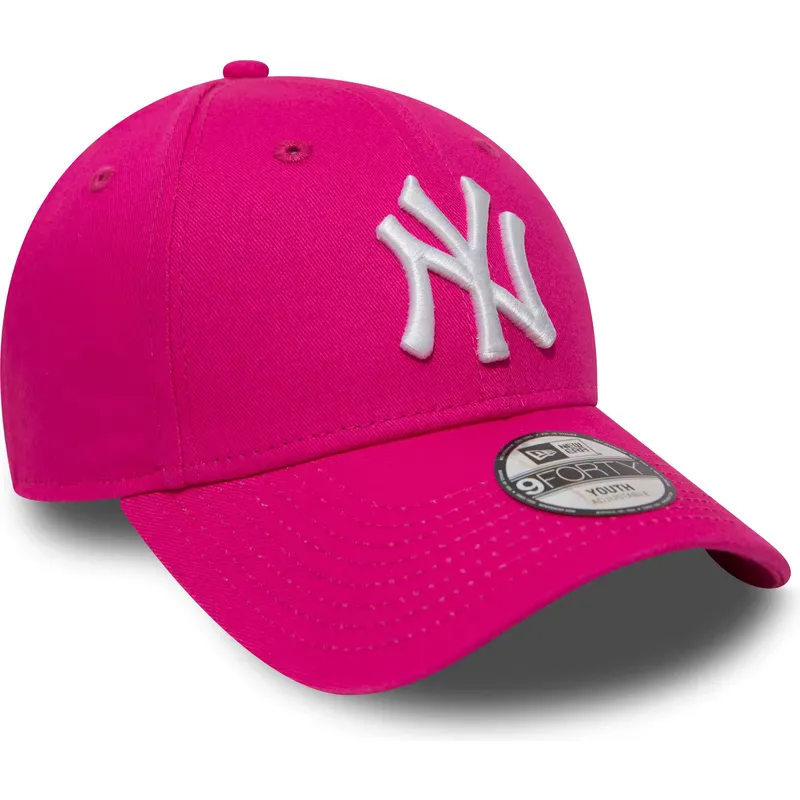 cap-izliekta-pink-adjustable-strap-berniem-9forty-essential-no-new-york-yankees-mlb-no-new-era