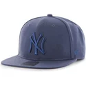 cepur-plakana-tumsi-zils-snapback-no-new-york-yankees-mlb-no-47-brand