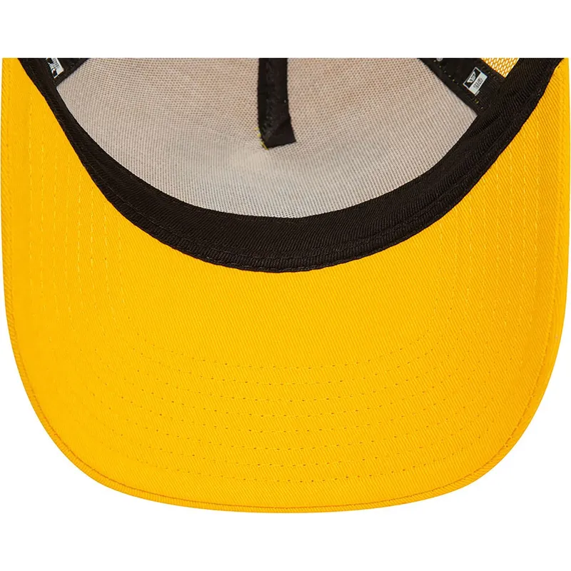 cepur-izliekta-truckeris-dzeltens-snapback-a-frame-league-essential-no-new-york-yankees-mlb-no-new-era