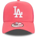 cepur-izliekta-truckeris-roza-snapback-a-frame-league-essential-no-los-angeles-dodgers-mlb-no-new-era