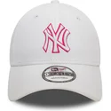 cepur-izliekta-balts-regulejams-rosa-9forty-team-outline-no-new-york-yankees-mlb-no-new-era