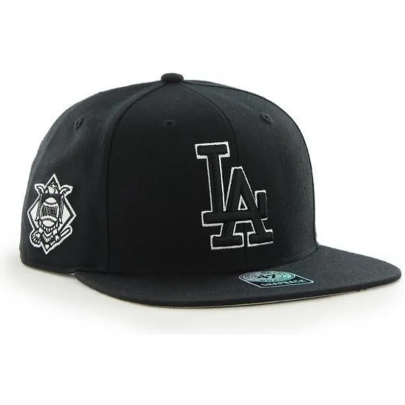 cepur-plakana-melns-snapback-no-los-angeles-dodgers-mlb-no-47-brand