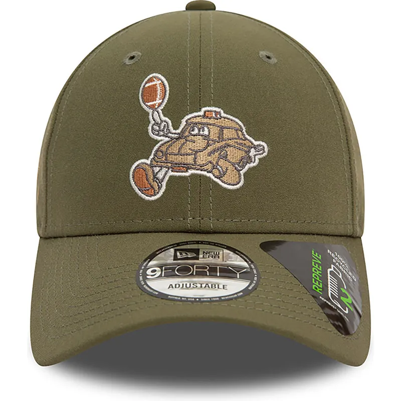cap-izliekta-green-adjustable-strap-9forty-no-new-era