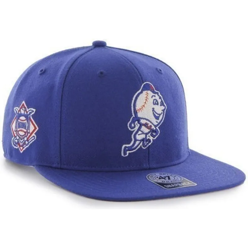 cepur-plakana-zils-snapback-mascota-no-new-york-mets-mlb-no-47-brand