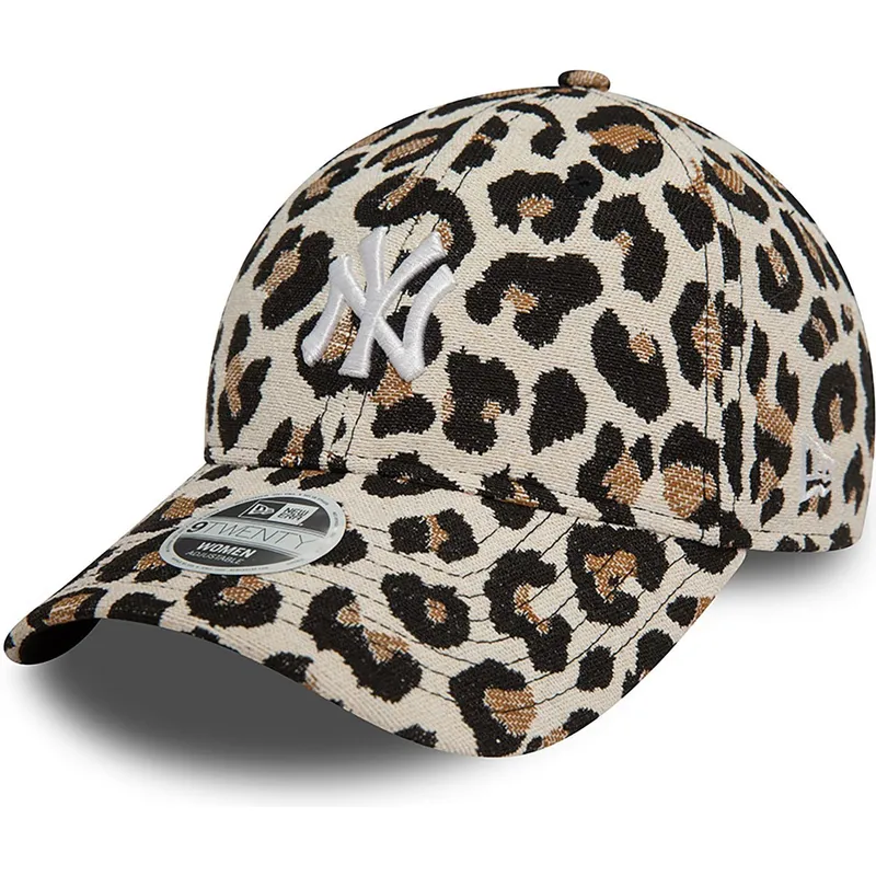 cepur-izliekta-leopards-regulejams-9forty-jacquard-no-new-york-yankees-mlb-no-new-era