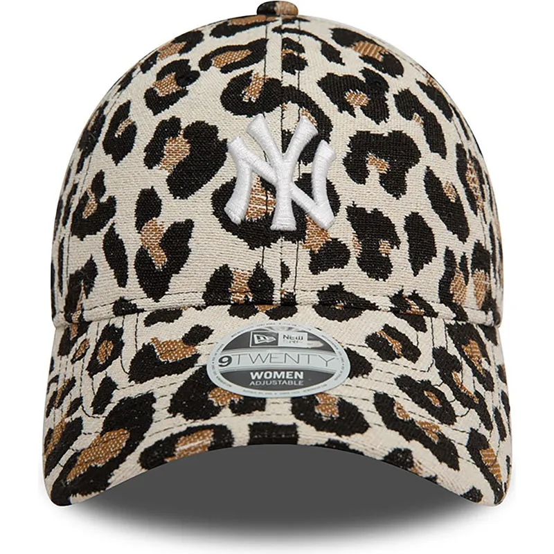 cepur-izliekta-leopards-regulejams-9forty-jacquard-no-new-york-yankees-mlb-no-new-era