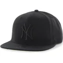 cepur-plakana-melns-snapback-no-new-york-yankees-mlb-no-47-brand