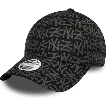 Cap izliekta black adjustable strap 9FORTY Monogram no New York Yankees MLB no New Era