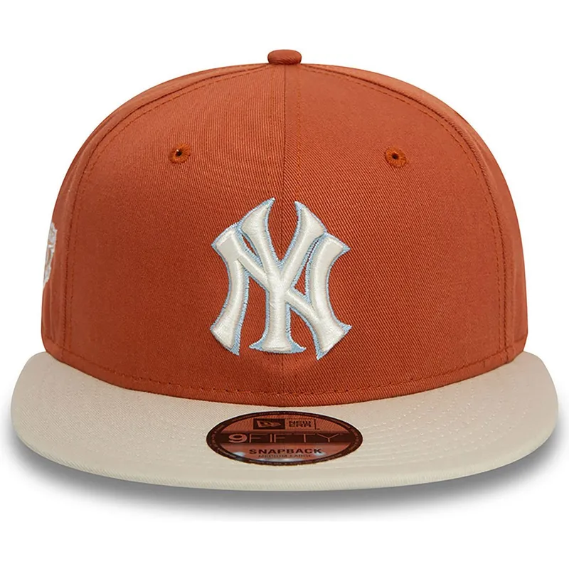 cepur-plakana-bruns-snapback-9fifty-patch-no-new-york-yankees-mlb-no-new-era