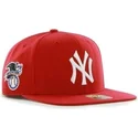 cepur-plakana-sarkans-snapback-no-new-york-yankees-mlb-no-47-brand