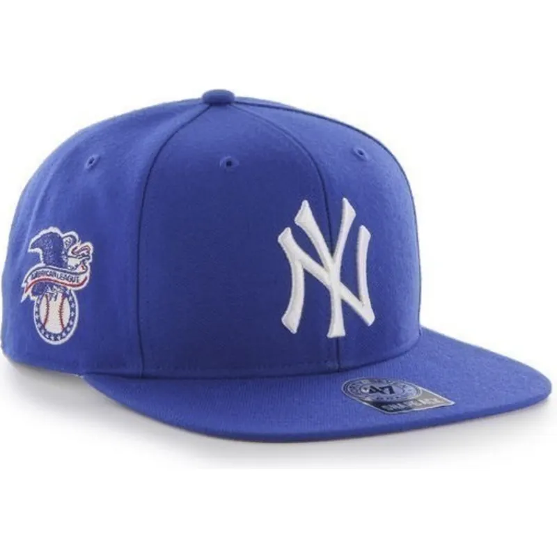 cepur-plakana-zils-snapback-no-new-york-yankees-mlb-no-47-brand