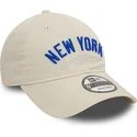 cap-izliekta-beige-adjustable-strap-9twenty-wordmark-no-new-york-yankees-mlb-no-new-era