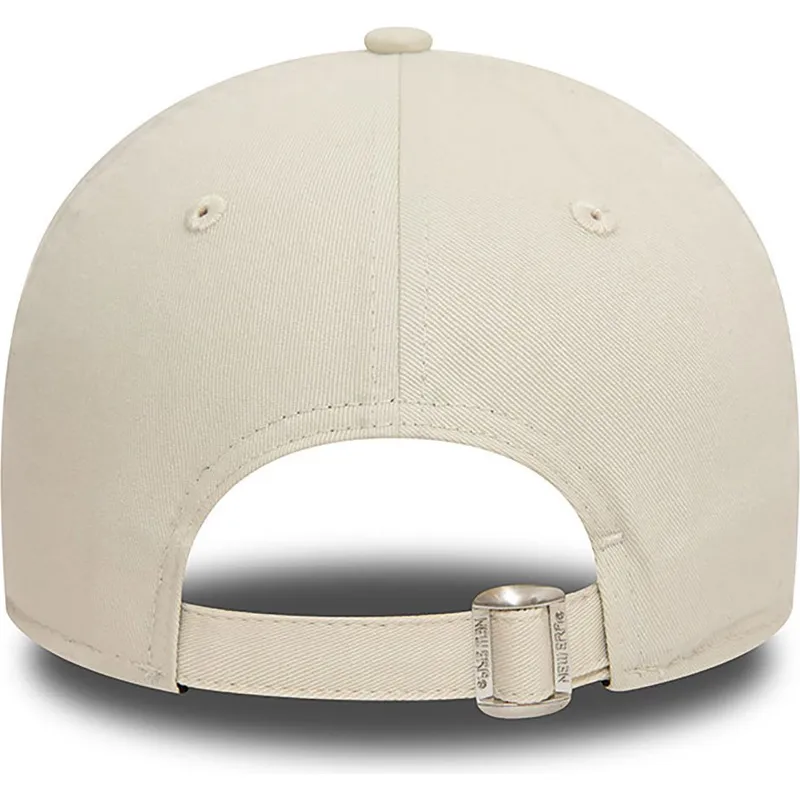 bojd-beige-justerbar-keps-9twenty-wordmark-fran-new-york-yankees-mlb-av-new-era