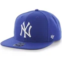 cepur-plakana-zils-snapback-no-new-york-yankees-mlb-no-47-brand