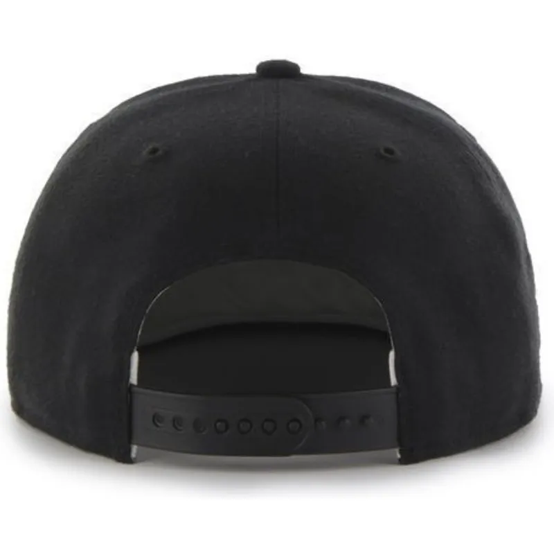 cepur-plakana-melns-snapback-no-oakland-athletics-mlb-no-47-brand