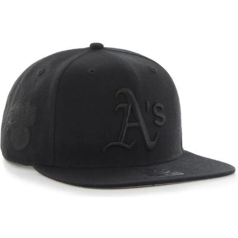 cepur-plakana-melns-snapback-no-oakland-athletics-mlb-no-47-brand cepur-plakana-melns-snapback-no-oakland-athletics-mlb-no-47-brand