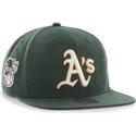 grune-snapback-kappe-oakland-athletics-mlb-sure-shot-von-47-brand