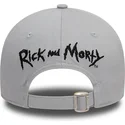 gorra-curva-gris-ajustable-9forty-character-de-rick-sanchez-rick-y-morty-de-new-era