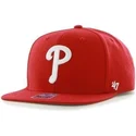 cepur-plakana-sarkans-snapback-no-philadelphia-phillies-mlb-no-47-brand