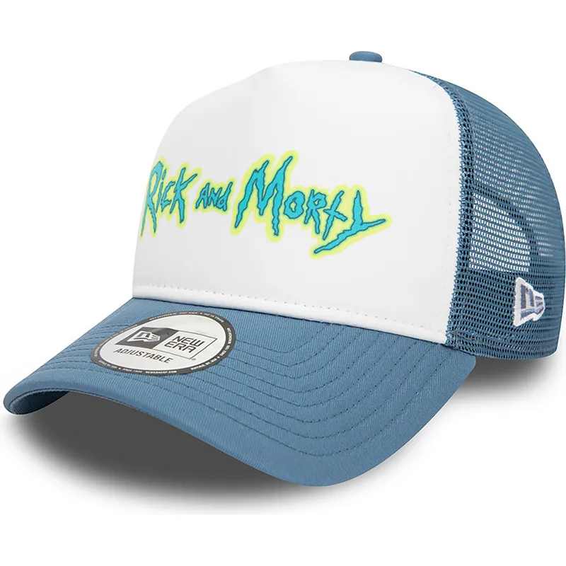 cepur-izliekta-truckeris-zils-snapback-a-frame-character-no-rick-y-morty-no-new-era