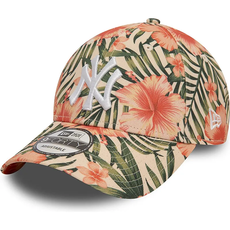 cepur-izliekta-daudzkrasains-regulejams-9forty-tropical-no-new-york-yankees-mlb-no-new-era