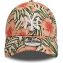 cepur-izliekta-daudzkrasains-regulejams-9forty-tropical-no-new-york-yankees-mlb-no-new-era