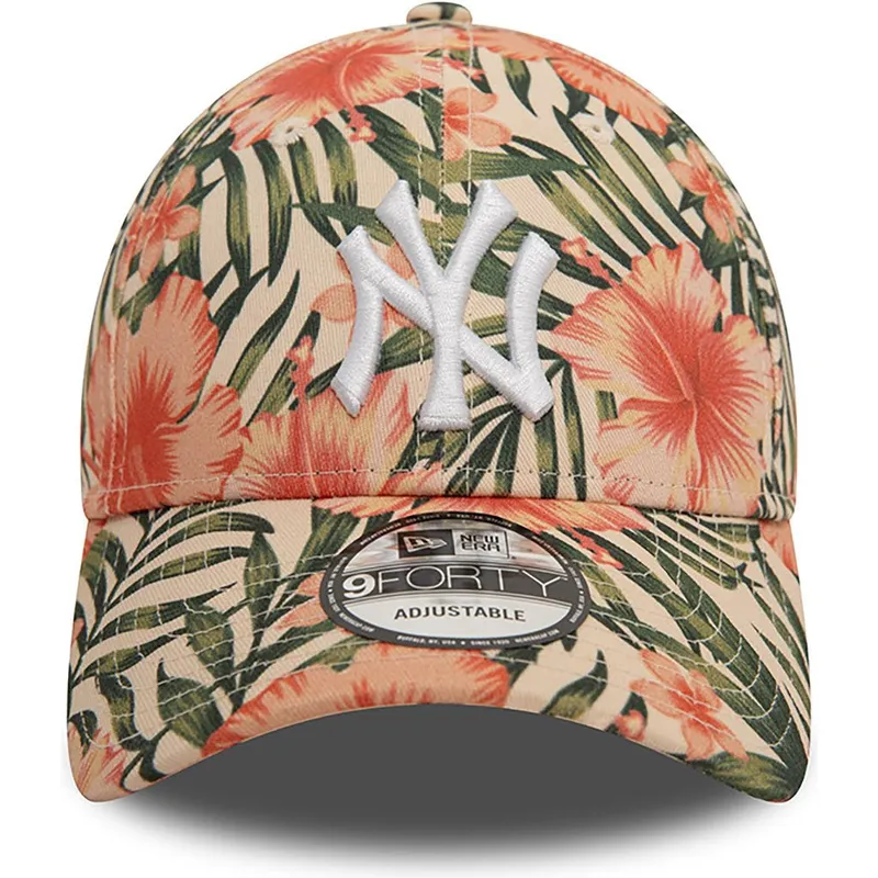 new-era-new-york-yankees-mlb-9forty-verstellbare-mehrfarbige-kappe-mit-gebogenem-schirm-tropical