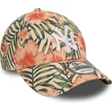 cepur-izliekta-daudzkrasains-regulejams-9forty-tropical-no-new-york-yankees-mlb-no-new-era